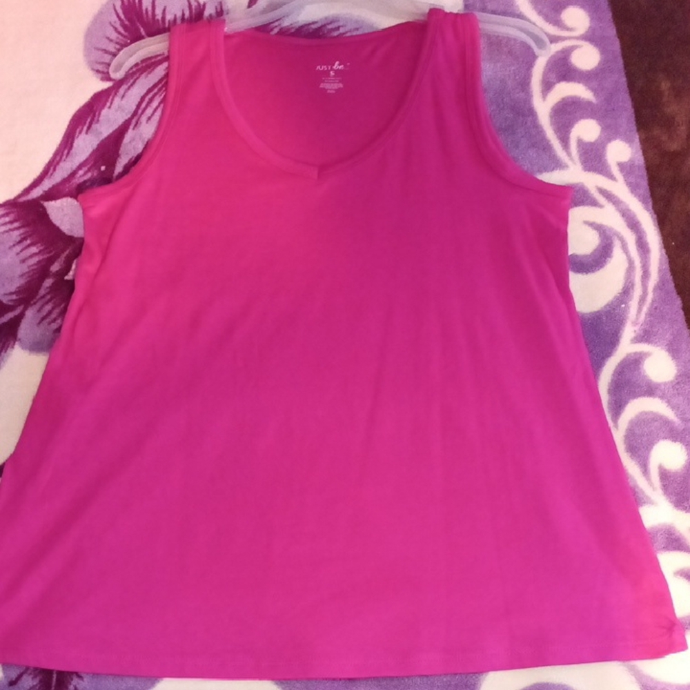 Women's Pink Sleeveless Top